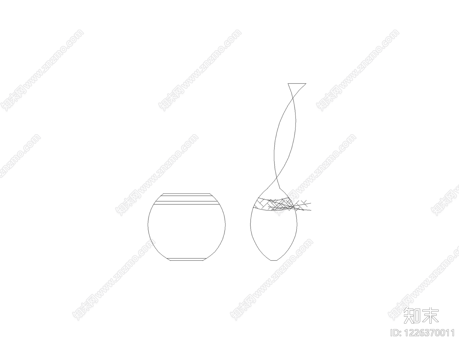 鱼缸CAD图纸