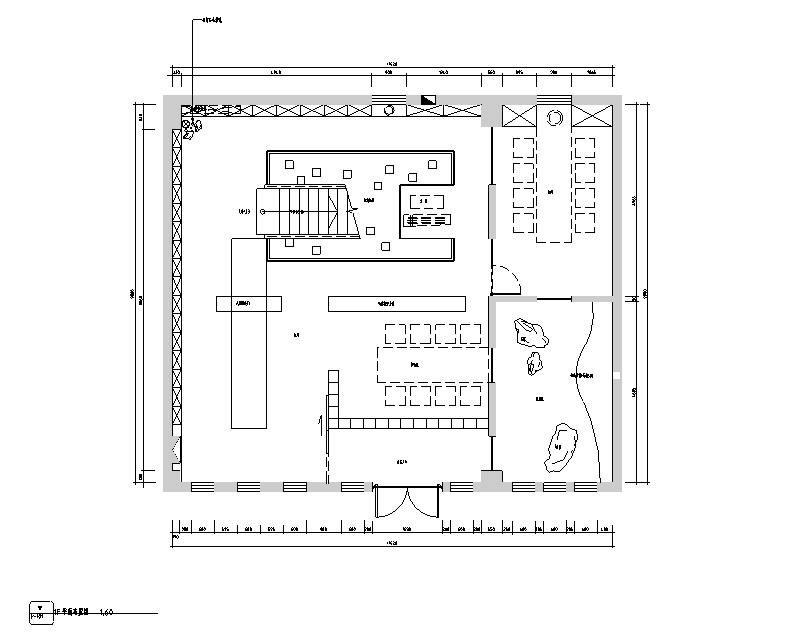 [新疆]460平米水云间茶会所空间设计施工图（附效果图）cad施工图下载【ID:160711189】