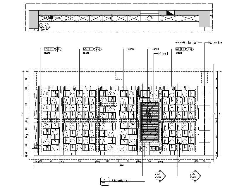 [新疆]460平米水云间茶会所空间设计施工图（附效果图）cad施工图下载【ID:160711189】