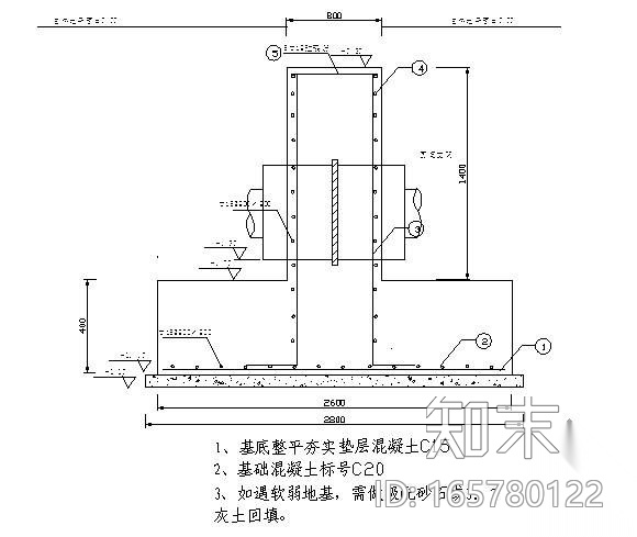 某供热管网工程管道固定支架大样图施工图下载【ID:165780122】