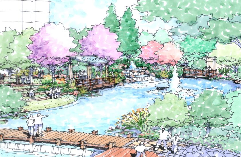 [上海]中海瀛台居住区花园景观方案文本施工图下载【ID:161069105】