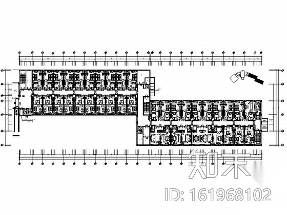 [江苏]某温泉度假酒店客房楼施工图（含效果）施工图下载【ID:161968102】