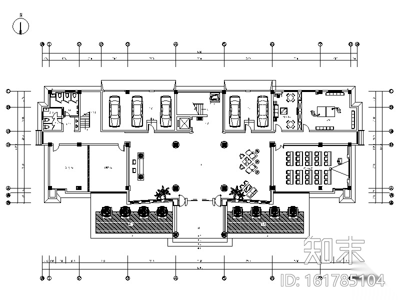 [江苏]全套豪华中式办公楼设计施工图(含效果图)cad施工图下载【ID:161785104】