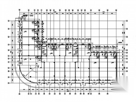 [湖北]六层框架结构三级复杂程度住宅建筑施工图cad施工图下载【ID:168088172】