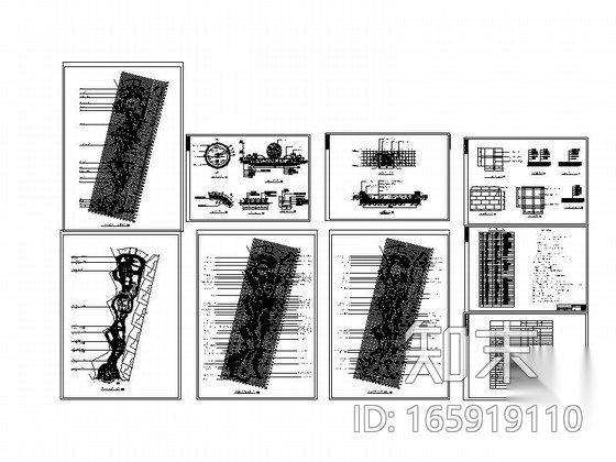 [云南]办公生活中心区环境工程设计施工图施工图下载【ID:165919110】