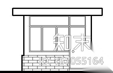 某单层小岗亭建筑方案图施工图下载【ID:167055164】