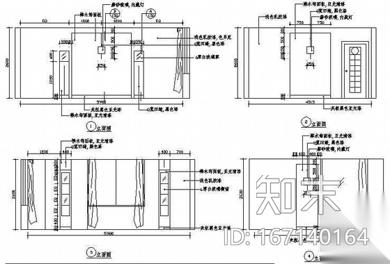 餐厅小包房装修图cad施工图下载【ID:167140164】