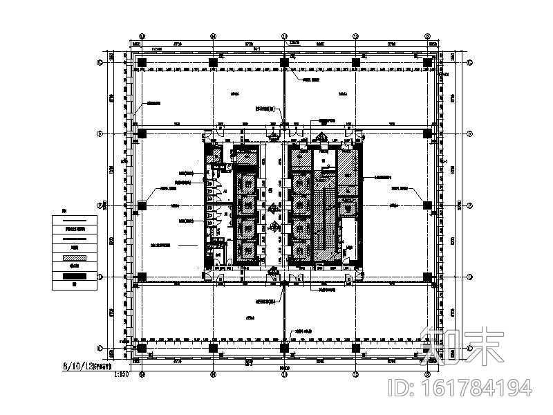 [上海]高级商务办公楼全套施工图（含效果图）cad施工图下载【ID:161784194】