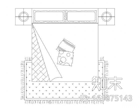 常用床图块集cad施工图下载【ID:161875143】