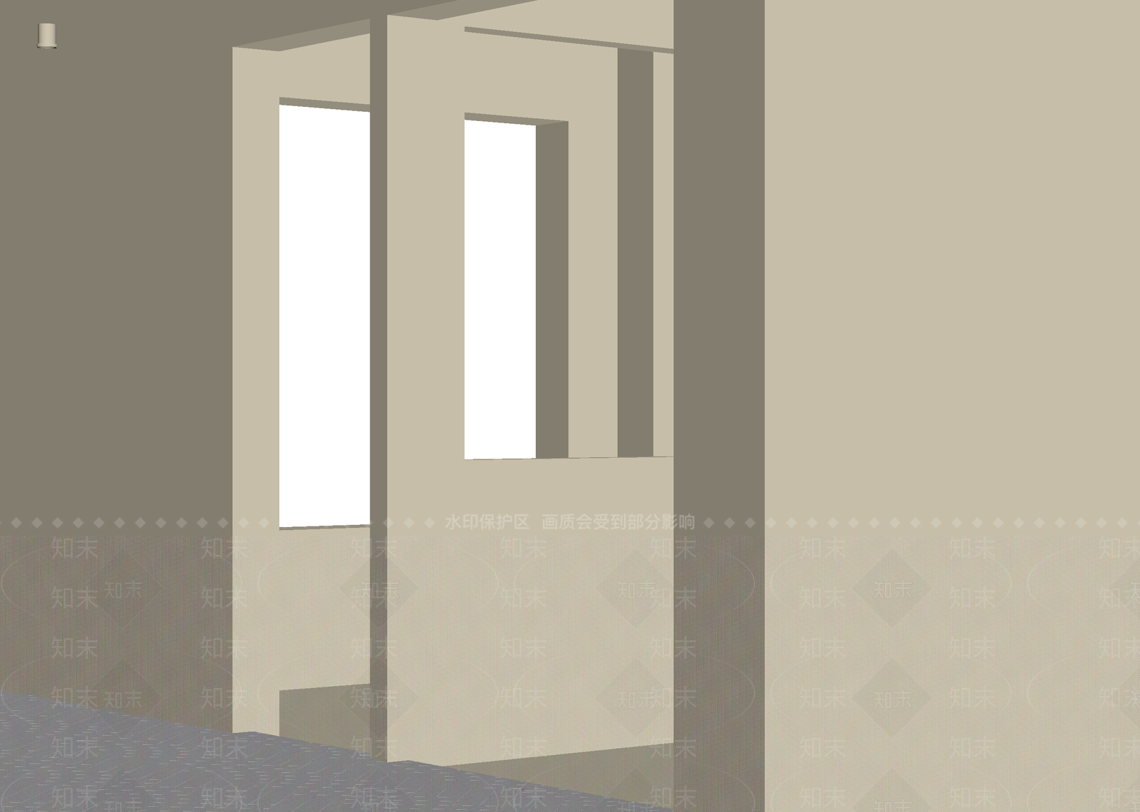 法式走廊3D模型下载【ID:1214842859】