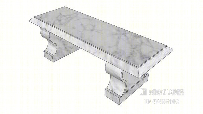 休闲凳SU模型下载【ID:918063456】