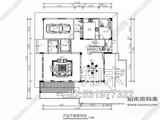 施工图广东大型山水豪华现代风格三层生态别墅室内装修施工图施工图下载【ID:531977322】