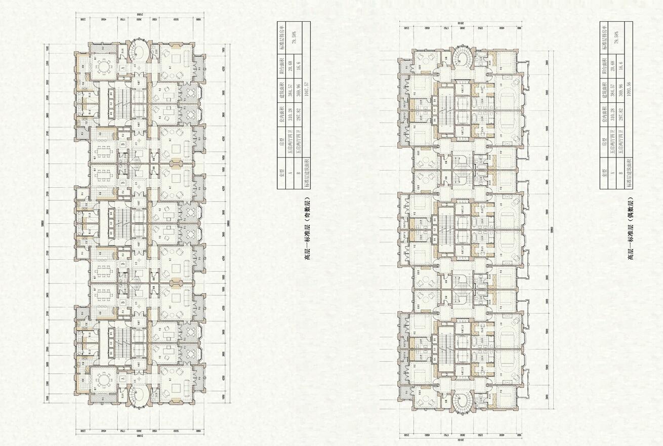 [辽宁]欧陆风格居住区建筑方案文本设计cad施工图下载【ID:166450155】