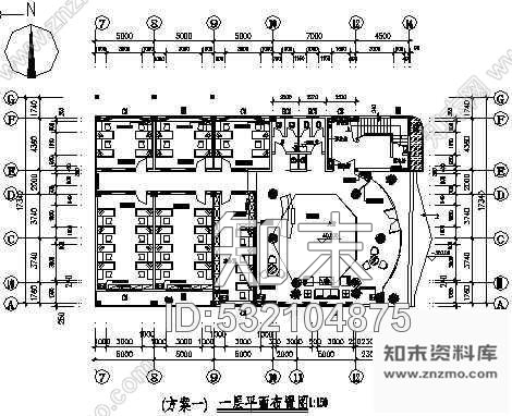 施工图广东省某办公楼装修图带效果图cad施工图下载【ID:532104875】