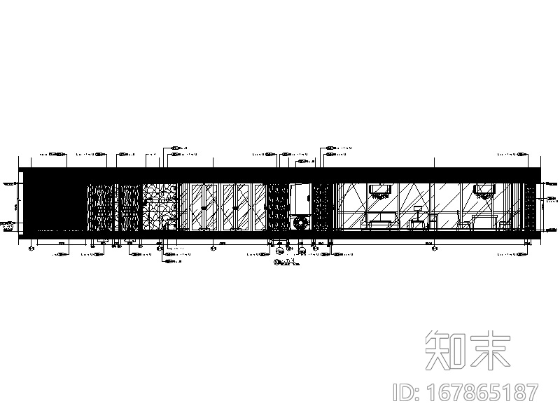 [上海]大户型样板房设计CAD施工图（含效果图）施工图下载【ID:167865187】