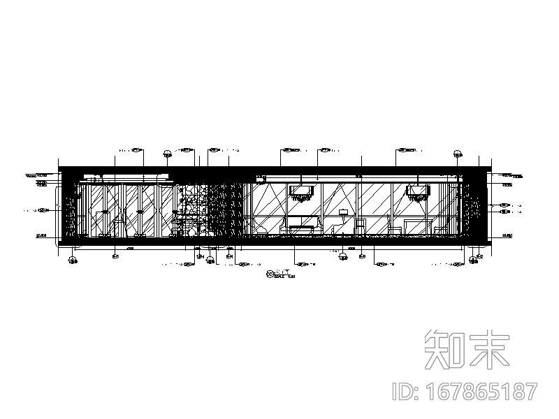 [上海]大户型样板房设计CAD施工图（含效果图）施工图下载【ID:167865187】