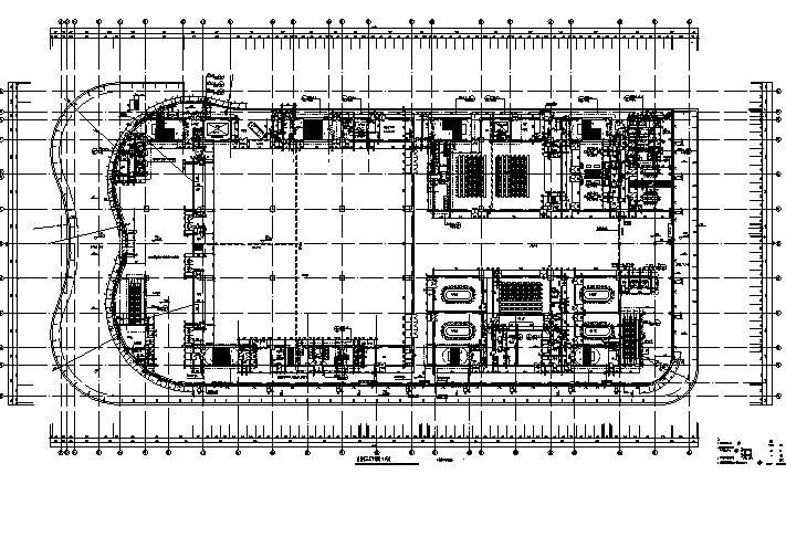 [上海]高层框架剪力墙结构商业办公综合楼建筑施工图cad施工图下载【ID:149954161】