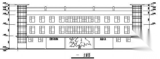 某市四层急救中心建筑方案设计cad施工图下载【ID:151593153】