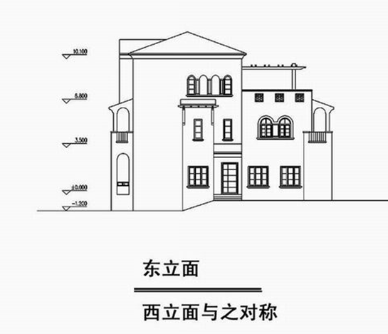 [江苏]高层高品质西班牙风情低密度住宅建筑设计方案文本cad施工图下载【ID:167216148】