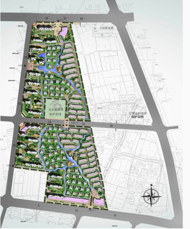 [江苏]高层高品质西班牙风情低密度住宅建筑设计方案文本cad施工图下载【ID:167216148】