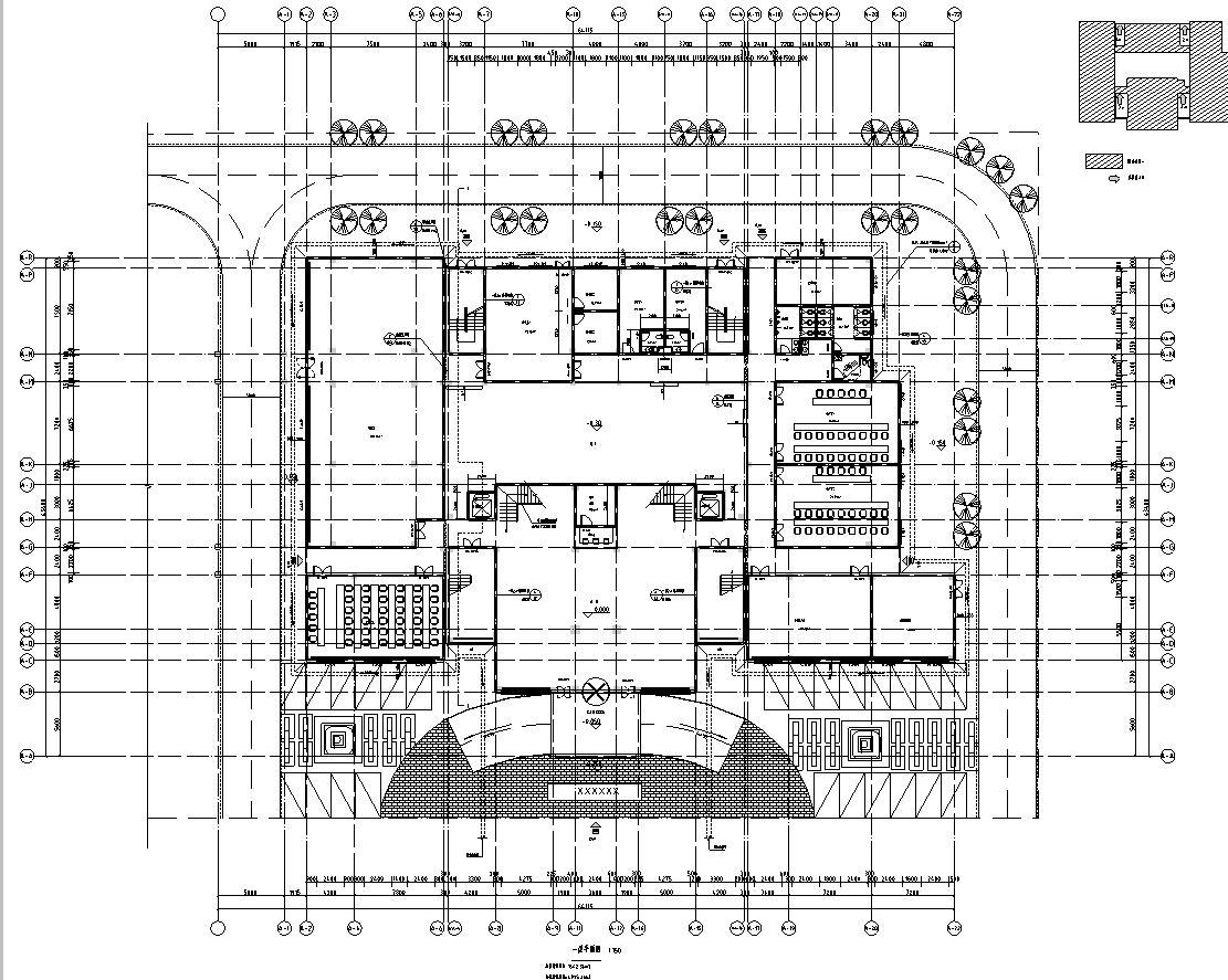 [宁夏]简欧风格职业学校别墅建筑施工图施工图下载【ID:149873199】