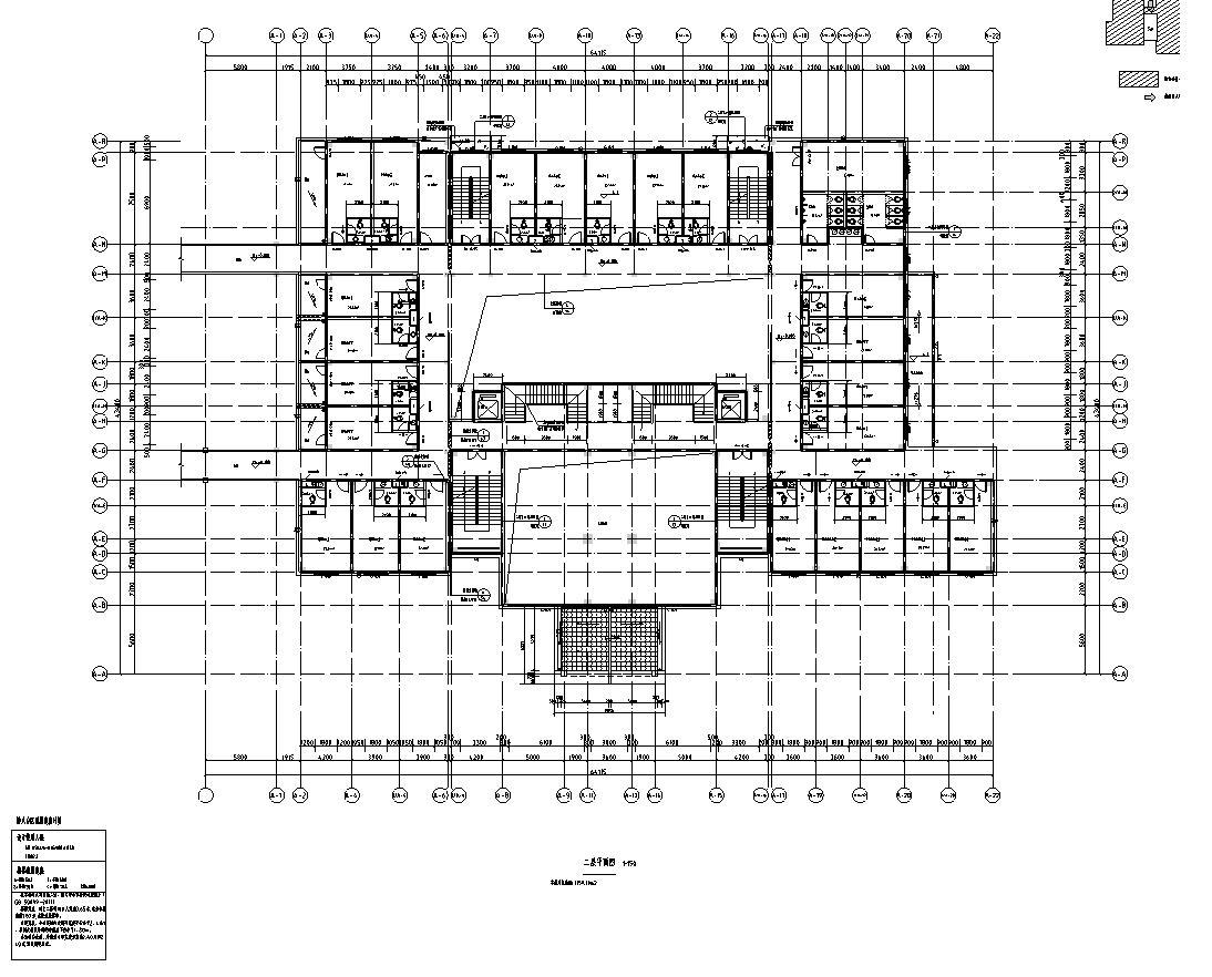 [宁夏]简欧风格职业学校别墅建筑施工图施工图下载【ID:149873199】