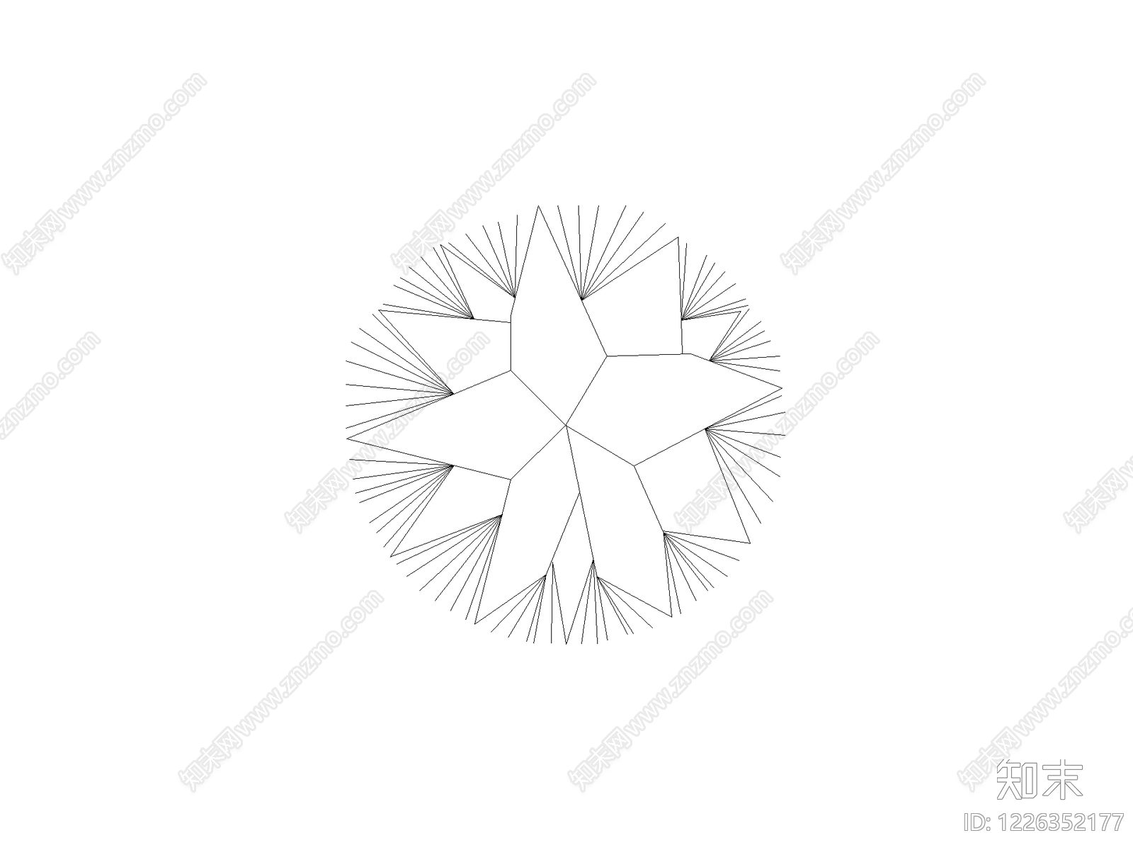 现代填充图案CAD图纸