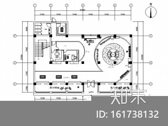 某阿依莲服装专卖店室内装修图施工图下载【ID:161738135】