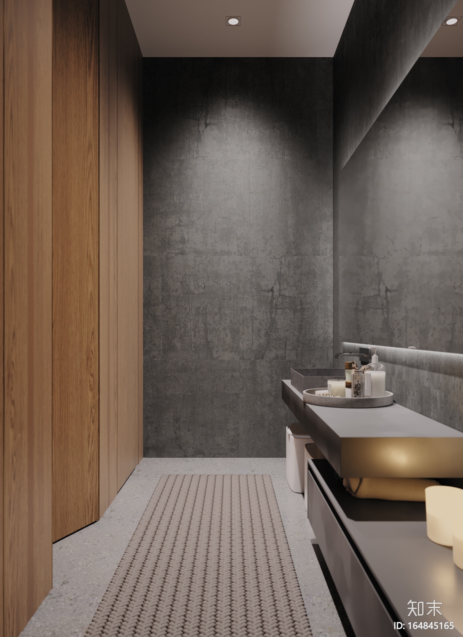 [常州]高端极简现代美容院SPA会所施工图施工图下载【ID:164845165】