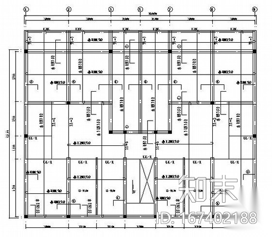 [陕西]七层砖混结构住宅楼结构施工图（含建筑施工图）施工图下载【ID:167402188】