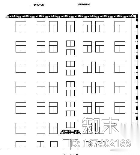 [陕西]七层砖混结构住宅楼结构施工图（含建筑施工图）施工图下载【ID:167402188】