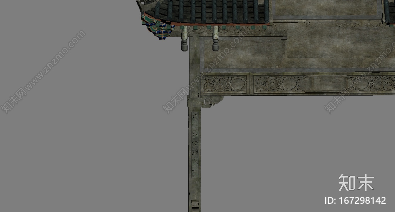 牌坊，古建牌坊，东方古建，古建CG模型下载【ID:167298142】