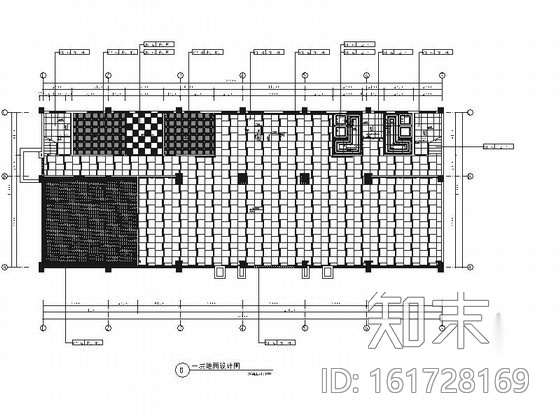 [河南]新新花园洋房区典雅欧式风格售楼处装修施工图施工图下载【ID:161728169】