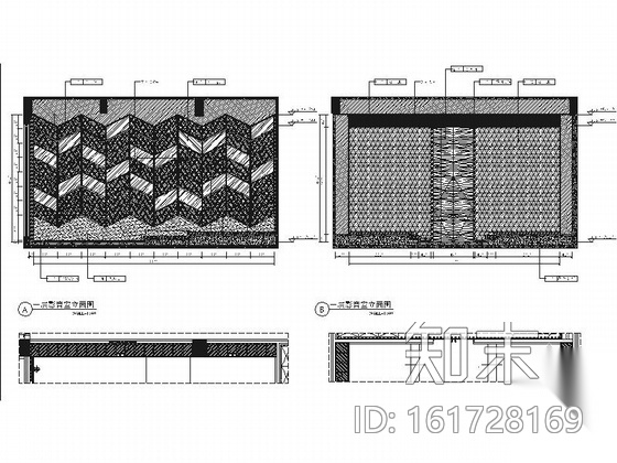[河南]新新花园洋房区典雅欧式风格售楼处装修施工图cad施工图下载【ID:161728169】