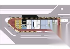 [深圳]某港区集装箱码头建筑方案文本cad施工图下载【ID:151681178】