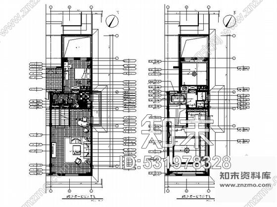 施工图福建现代简约风格两层小别墅装修室内设计施工图含方案效果cad施工图下载【ID:531978328】