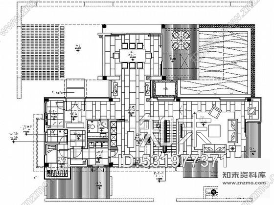 施工图广东精品高级现代风格三层别墅室内设计装修施工图图纸细致、推荐！cad施工图下载【ID:531977371】