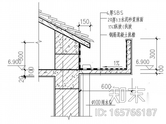 [毕业设计]两层现代风格私人独栋别墅设计施工图cad施工图下载【ID:165766187】