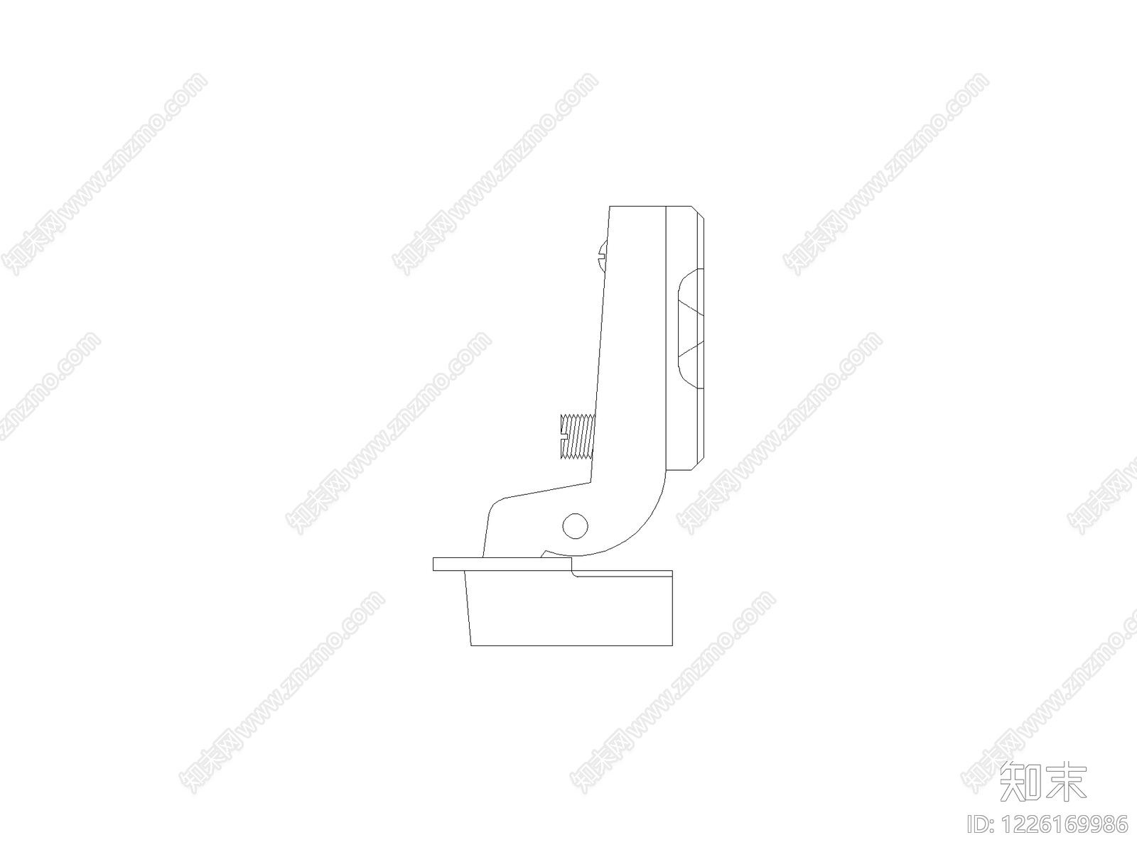 现代五金管件CAD图纸