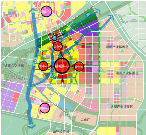 合肥东城新市镇总体规划方案文本cad施工图下载【ID:151732150】