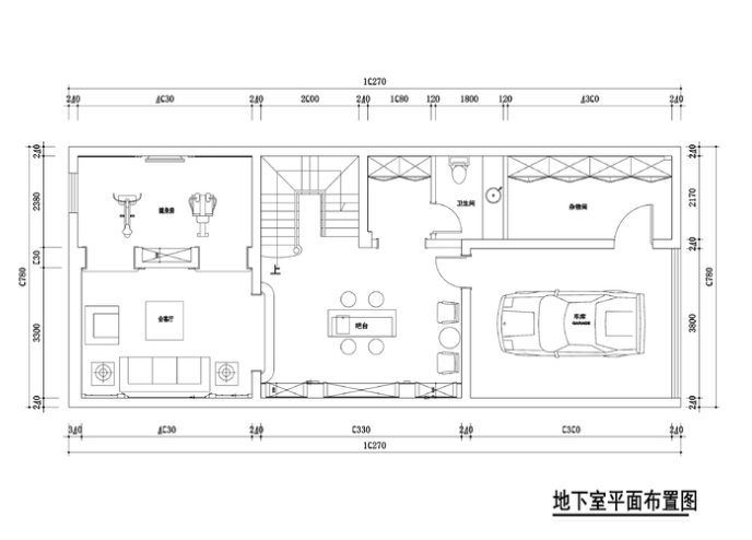 300平独栋别墅室内装修施工图+效果施工图下载【ID:160403134】