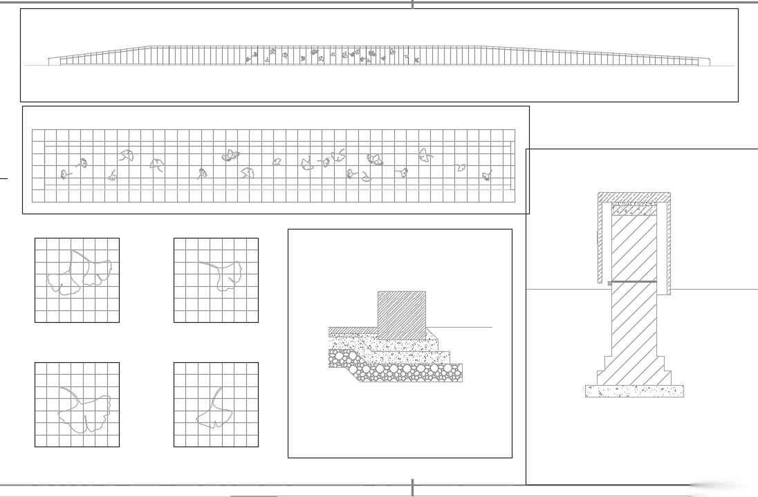 [北京]西红门商业区园林景观全套施工图（水电，结构）cad施工图下载【ID:160717197】