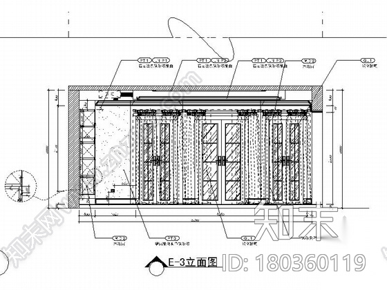 [上海]都市型别墅区美式风格两层别墅CAD装修施工图（含...cad施工图下载【ID:180360119】