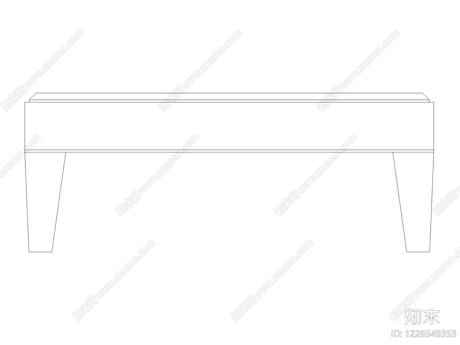 桌子CAD图纸