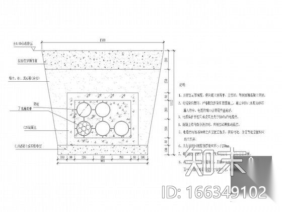 电缆入地工程施工图纸施工图下载【ID:166349102】