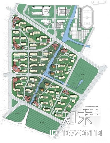 温州大学城环境设计投标方案（2）cad施工图下载【ID:167206114】