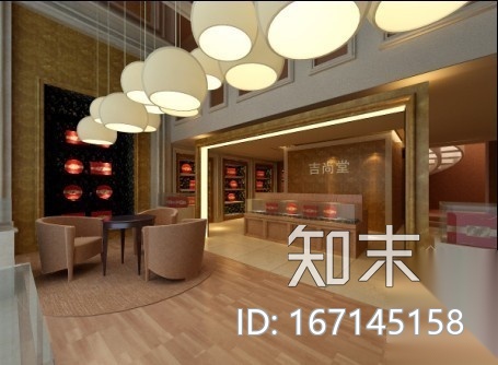 [宁波]某滋补品店装修图（含效果）cad施工图下载【ID:167145158】