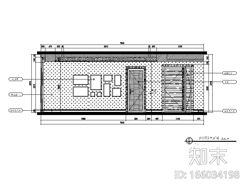 现代风格样板住宅设计CAD施工图（含效果图）cad施工图下载【ID:166034198】