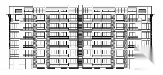 杭州清水湾某住宅2号楼建筑方案图cad施工图下载【ID:149845133】