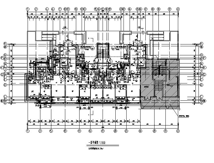 [上海]高层塔式住宅建筑施工图(含SU及结构专业内审资...施工图下载【ID:164873142】